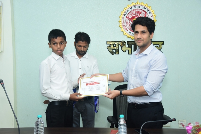 PSY Meritorious honor in Ujjain Collectorate